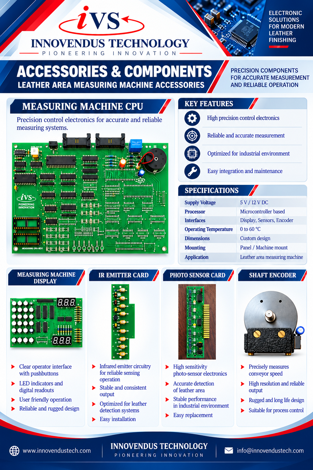 LMS 3000 accessories and control electronics